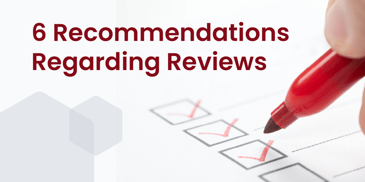 6 Recommendations to Online Businesses Regarding Reviews
