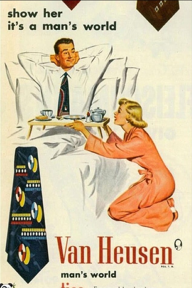 traditional print ads - van heusen