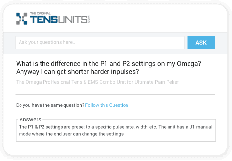 Tensunits q&a content listing