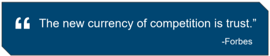 The new currency of competition is trust