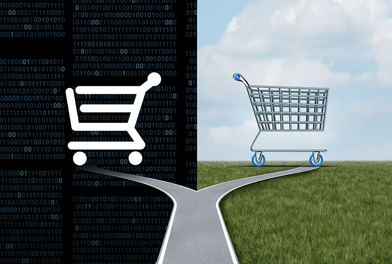 eCart vs shopping cart - Are Brick and Mortar Stores Going Away?