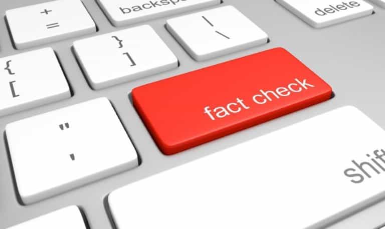 Fact check - keyboard button on fake google reviews