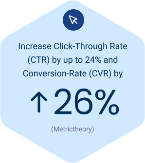 Stack - 26% increase click-through rate