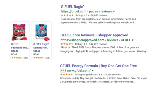 Shopper Approved - Google Syndication